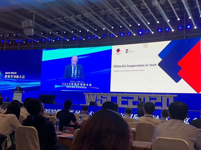 Remarks and Message from Mr. Bernhard Weber, Chair of the Nanjing Chapter, at the World Semiconductor Conference 2020 in Nanjing